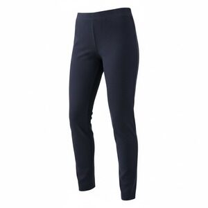 VINCE Ponte Pant Large Pull On Comfort Stretch Career Designer Women's Navy Blue